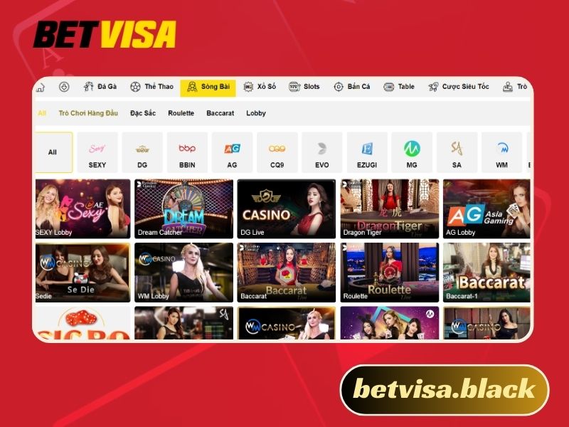 Sòng bạc trực tuyến Betvisa