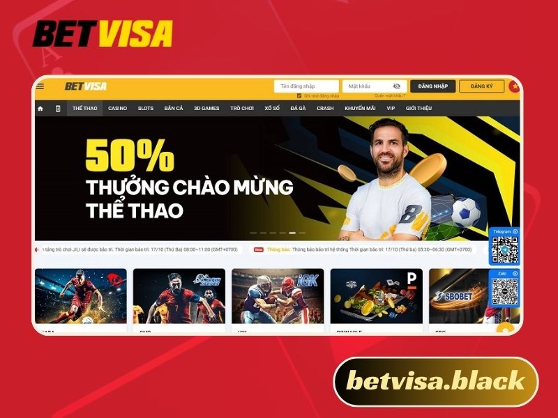 đăng nhập Betvisa